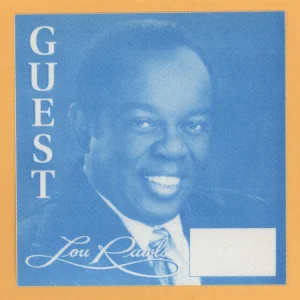 Lou Rawls 1995 Concert Tour GUEST Backstage Pass