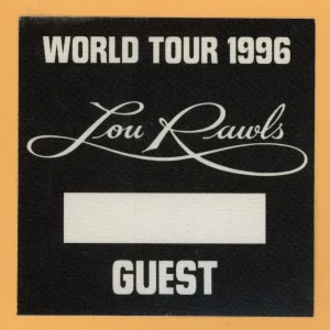 Lou Rawls 1996 Concert Tour GUEST Backstage Pass