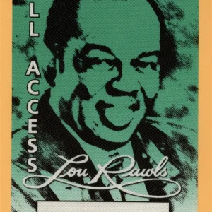 Lou Rawls 1998 Concert Tour ALL ACCESS Backstage Pass