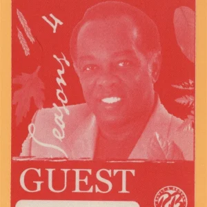 Lou Rawls 1998 Seasons 4 U Concert Tour GUEST Backstage Pass