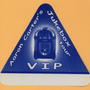 Aaron Carter 2003 Rap & Retro Concert Tour WORKING Backstage Pass