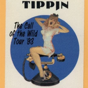 Aaron Tippin 1993 Call of The Wild Concert Tour AA Backstage Pass