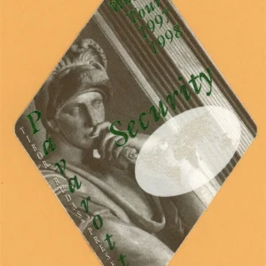 Pavarotti 1997 Concert Tour SECURITY Backstage Pass