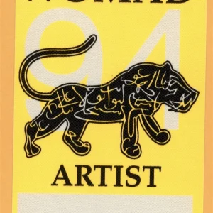 Peter Gabriel 1994 Midnight Oil Womad Arts Concert Tour Artist Backstage Pass