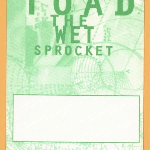 Toad The Wet Sprocket 1997 Coil Concert Tour WORKING Backstage Pass