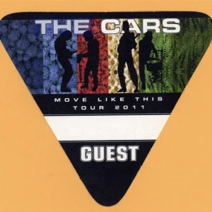 The Cars 2011 Move Like This Concert Tour GUEST Backstage Pass