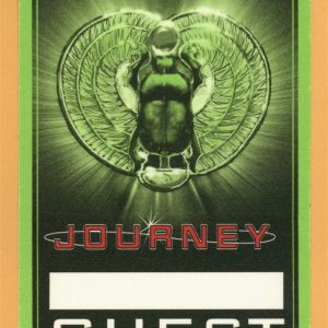 Journey 2001 Arrival Concert Tour Guest Backstage Pass
