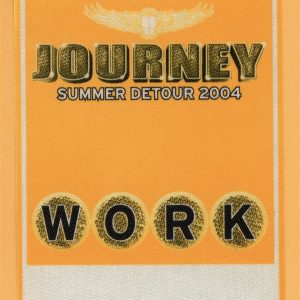 Journey 2004 Summer DeTour Concert Tour Working Backstage Pass