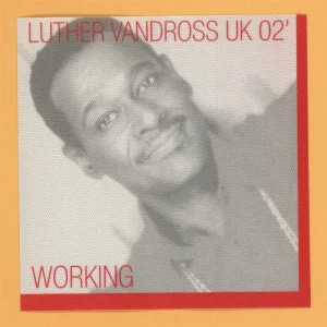 Luther Vandross 2002 Take You Out Concert Tour WORKING Backstage Pass
