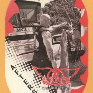 Aerosmith 1998 A Little South of Sanity Concert Tour After Show Backstage Pass