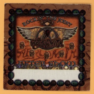 Aerosmith 2005 Rockin the Joint Concert Tour After Show Backstage Pass