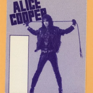 Alice Cooper 1991 Hey Stoopid Concert Tour Staff Backstage Pass
