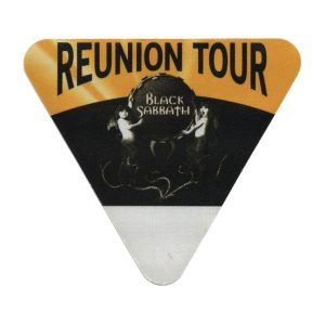 Black Sabbath 1999 Reunion Concert Tour After Show Backstage Pass