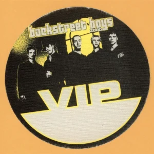 Backstreet Boys 2000 Black & Blue Concert Tour VIP Backstage Pass