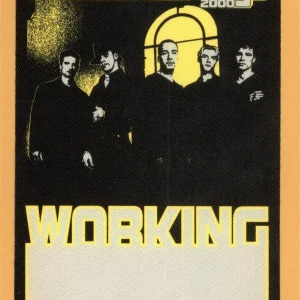 Backstreet Boys 2000 Black & Blue Concert Tour Working Backstage Pass