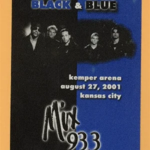 Backstreet Boys 2001 Black & Blue Concert Tour Promo Backstage Pass
