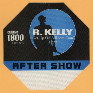 R. Kelly 1999 Get Up On A Room Concert Tour AFTER SHOW Backstage Pass