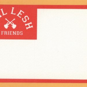 Grateful Dead 2000 Phil Lesh & Friends Concert Tour VIP Backstage Pass