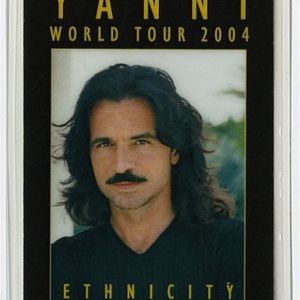 Yanni 2004 Ethnicity Concert Tour All Access Laminated Backstage Pass