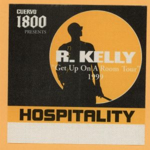 R. Kelly 1999 Get Up On A Room Concert Tour HOSP Backstage Pass