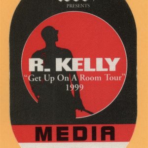 R. Kelly 1999 Get Up On A Room Concert Tour MEDIA Backstage Pass
