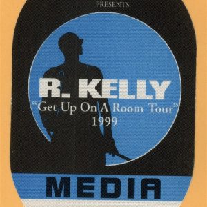 R. Kelly 1999 Get Up On A Room Concert Tour MEDIA Backstage Pass