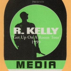 R. Kelly 1999 Get Up On A Room Concert Tour MEDIA Backstage Pass