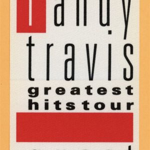 Randy Travis 1998 Heroes & Friends Tour GUEST Backstage Pass