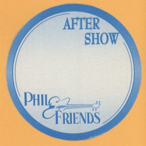Grateful Dead 2001 Phil Lesh & Friends Concert Tour AFTER SHOW Backstage Pass