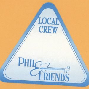 Grateful Dead 2001 Phil Lesh & Friends Concert Tour CREW Backstage Pass