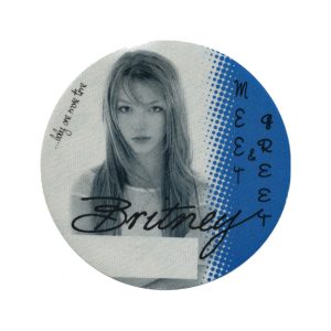 Britney Spears 1999 Baby One More Time Concert Tour Meet & Greet Backstage Pass