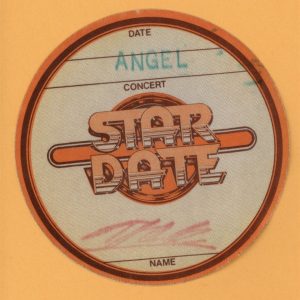 Angel 1978 Punky Meadows Concert Tour Backstage Pass