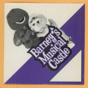 Barney's Musical Castle 1999 Concert Tour Backstage Pass