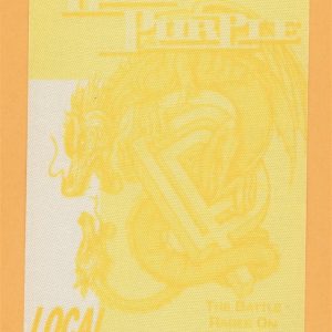 Deep Purple 1993 Battle Rages On Concert Tour CREW Backstage Pass