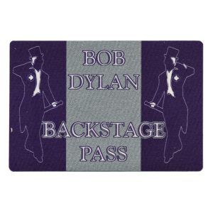 Bob Dylan 1995 Concert Tour Backstage Pass