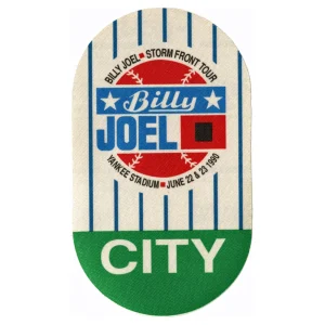 Billy Joel 1990 Storm Front Concert Tour City Backstage Pass