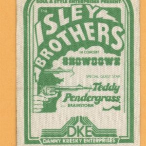 Isley Brothers 1975 Heat Is On Concert Tour Backstage Pass
