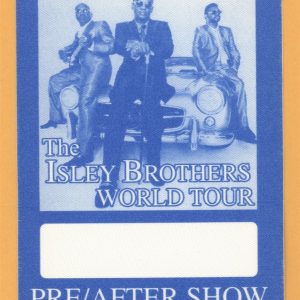 Isley Brothers 1996 Mission To Please Concert Tour AFTER SHOW Backstage Pass