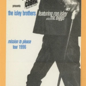 Isley Brothers 1996 Mission To Please Concert Tour GUEST Backstage Pass