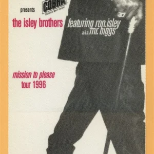 Isley Brothers 1996 Mission To Please Concert Tour GUEST Backstage Pass
