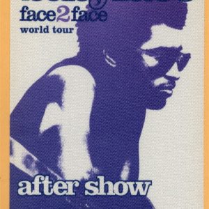 Babyface 2001 Face 2 Face Concert Tour AFTER SHOW Backstage Pass