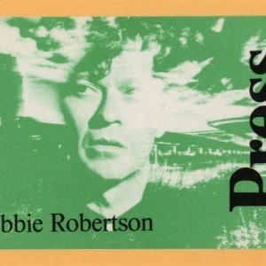Robbie Robertson 1987 The Band Concert Tour PRESS Backstage Pass