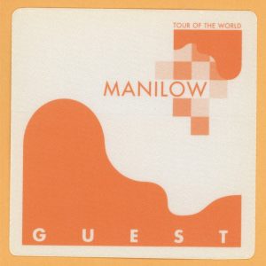 Barry Manilow 1997 Tour of the World Concert GUEST Backstage Pass