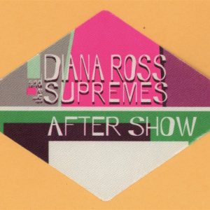Diana Ross & The Supremes 2000 Return To Love Concert Tour AFTER Backstage Pass