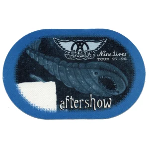 Aerosmith 1997 Nine Lives Concert Tour After Show Backstage Pass
