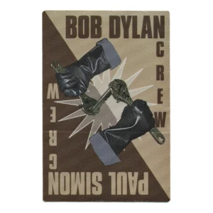 Bob Dylan 1999 Paul Simon Concert Tour Crew Backstage Pass