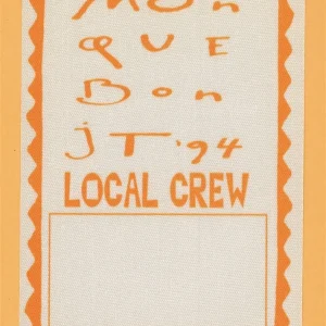 James Taylor 1994 Monque Bon Concert Tour CREW Backstage Pass