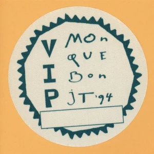 James Taylor 1994 Monque Bon Concert Tour VIP Backstage Pass