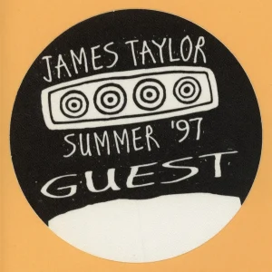 James Taylor 1997 Summer Concert Tour GUEST Backstage Pass
