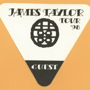 James Taylor 1998 Hourglass Concert Tour GUEST Backstage Pass
